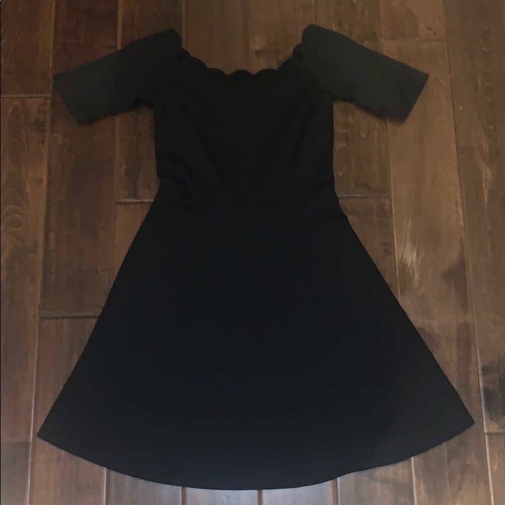 Black Skater Skirt Dress